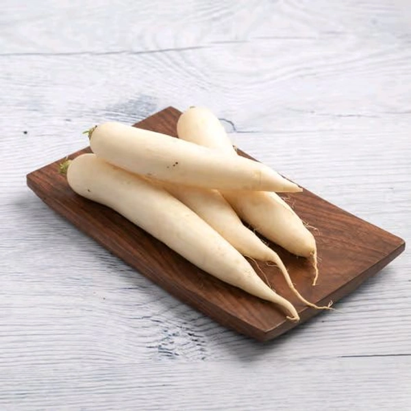 Ballia  Radish  White मूली Muli
 - Net Qty: 500 g