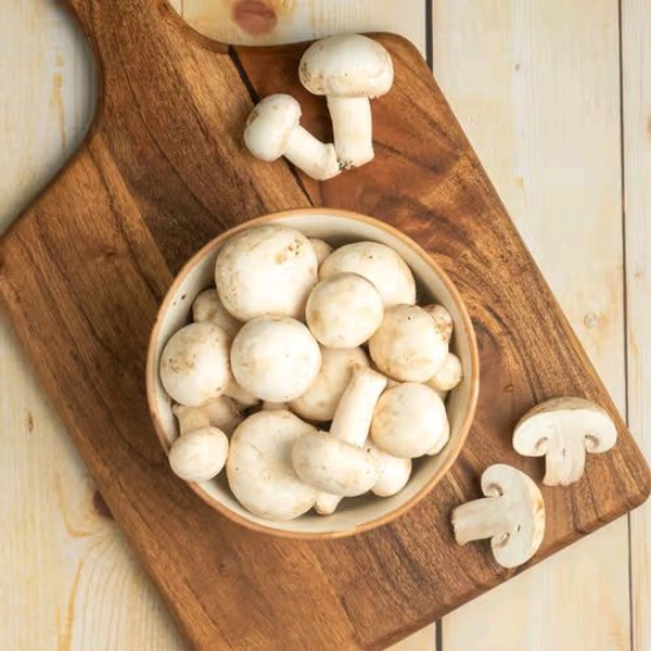 Mushroom Button
 - Net Qty: 1 pack (180-200 g), 20 Minutes