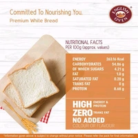 English Oven Premium White Bread - Net Qty: 1 pack (350 g), Get in 6 minutes