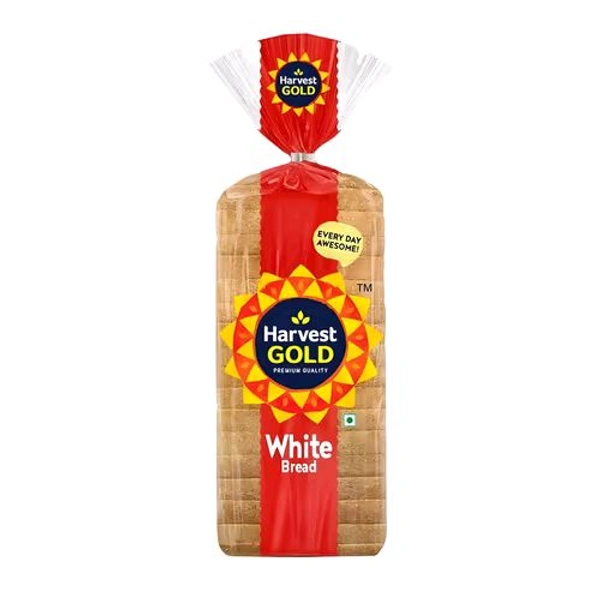 Harvest Gold White Bread
 - Net Qty: 1 pack (700 g), Get In 20 Minutes