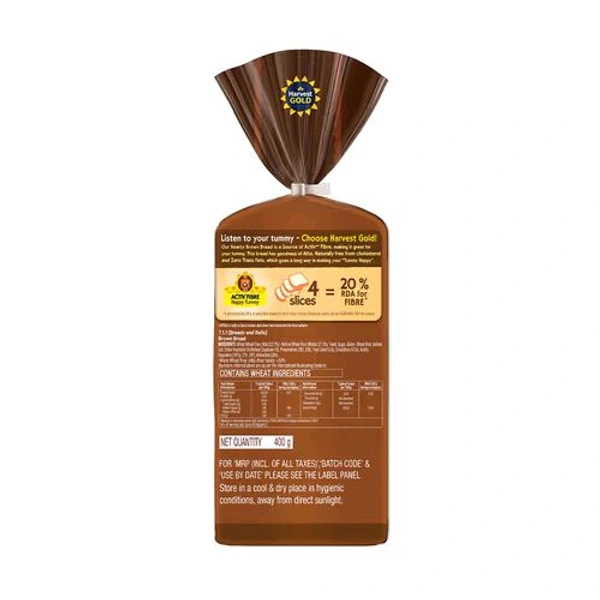 Harvest Gold - Hearty Brown Bread (No trans Fat)
 - 1 pk (400 g), Get In 10 Minutes