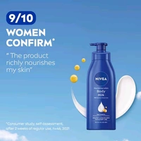 NIVEA Nourishing Body Lotion Body Milk|48 H Moisturization|2X Almond Oil|For Very Dry Skin - 600 ml, 🛵 10 Minutes