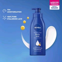 NIVEA Nourishing Body Lotion Body Milk|48 H Moisturization|2X Almond Oil|For Very Dry Skin - 600 ml, 🛵 10 Minutes