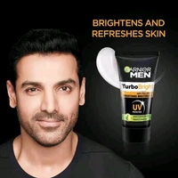 Garnier Men Turbo Bright Anti-Pollution Brightening Moisturiser - 40 g, 🛵 10 Minutes