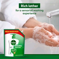 Dettol Original Hand Wash Refill | 99.99% Germ Protection - 1.35 L, 🛵 20 Minutes