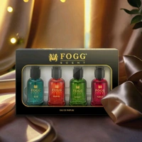 Fogg  Gift Set Pack of 4- Premium Perfume Scent With Long Lasting Eau de Parfum - (For Men & Women) - 120 ml, 5 - 7 Day