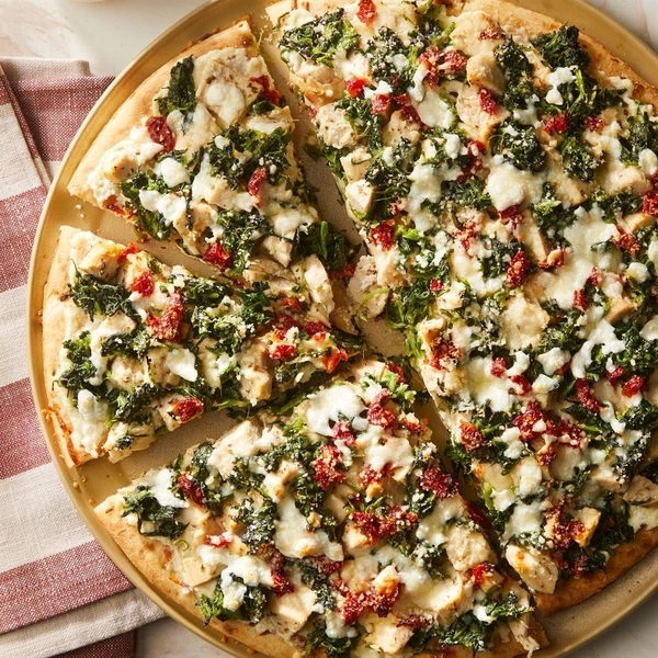 Florentine chicken pizza