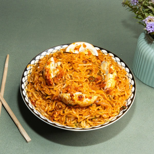 Boiled Anda Butter Maggi