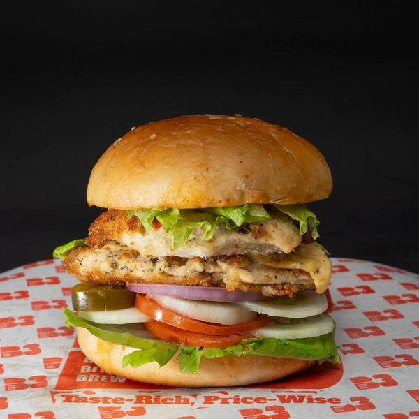 Fiery Peri Peri Chicken Burger