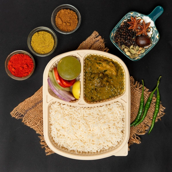 Methi Chicken Rice Meal
