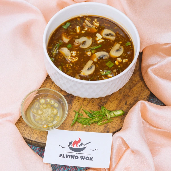 Mushroom & Baby Corn in Black Bean Sauce