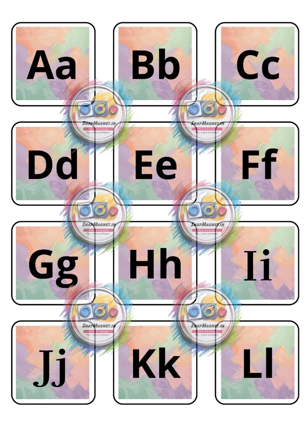 Alphabet Combo Aa-Zz Alphabet Alone - 26 Magnets 