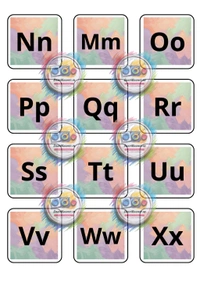 Alphabet Combo Aa-Zz Alphabet Alone - 26 Magnets 