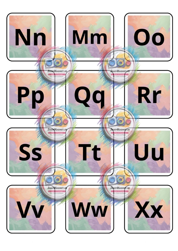Alphabet Combo Aa-Zz Alphabet Alone - 26 Magnets 