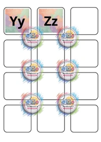 Alphabet Combo Aa-Zz Alphabet Alone - 26 Magnets 