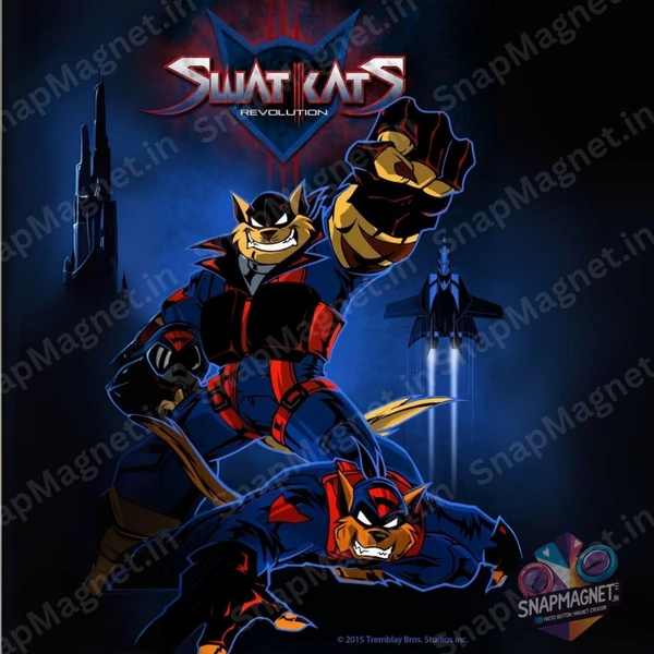 Swat Kats - Retro Toon Treasures: 90s Cartoon Photo Fridge Magnet - RTT-002