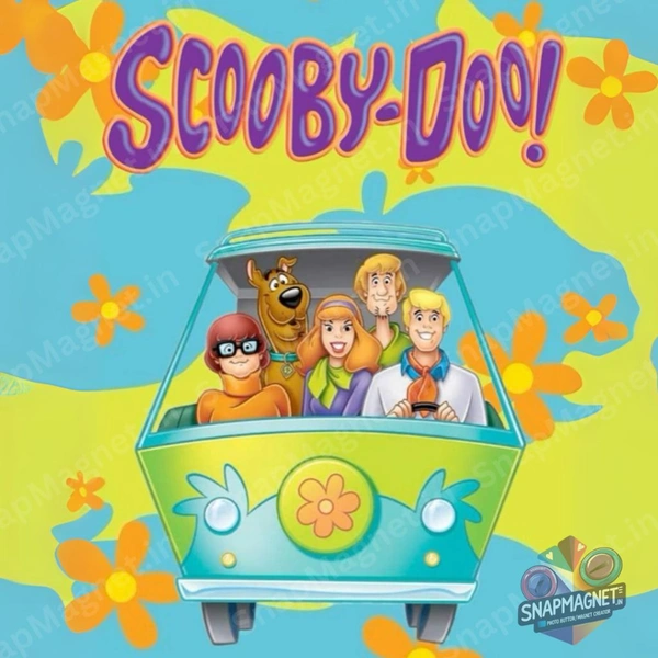 Scooby-Doo - Retro Toon Treasures: 90s Cartoon Photo Fridge Magnet - RTT-004