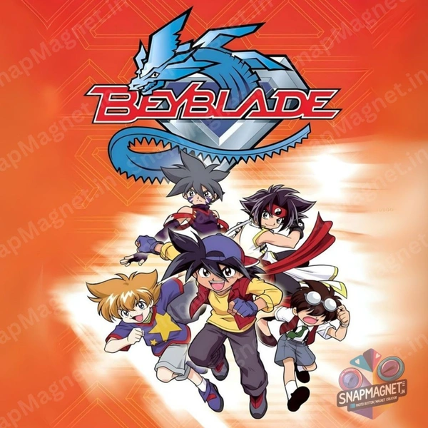 Beyblade - Retro Toon Treasures: 90s Cartoon Photo Fridge Magnet - RTT-016