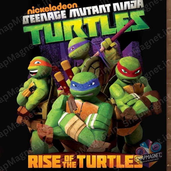 Rise Of The Turtles- Retro Toon Treasures: 90s Cartoon Fridge Magnet - RTT-026