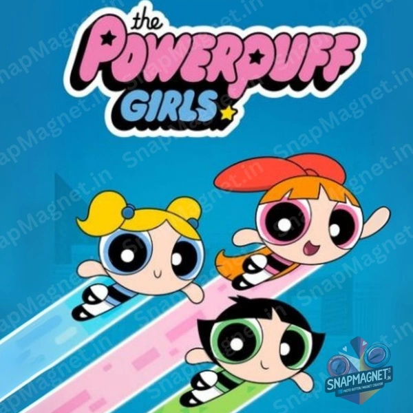 The Powerpuff Girls - Retro Toon Treasures: 90s Cartoon Fridge Magnet - RTT-027