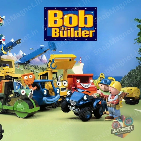 Bob The Builder - Retro Toon Treasures: 90s Cartoon Fridge Magnet - RTT-030