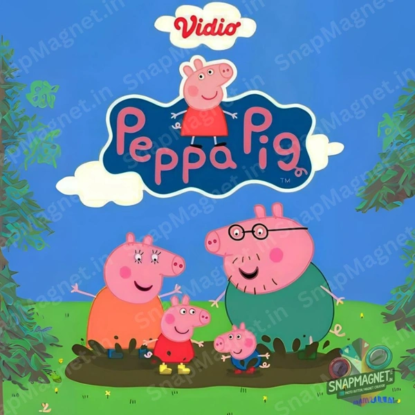 Peppa Pig - Retro Toon Treasures: 90s Cartoon Fridge Magnet - RTT-024