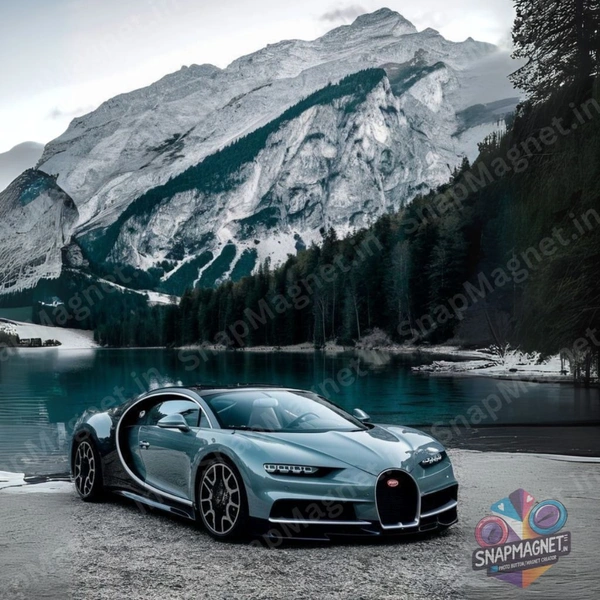 Bugatti Chiron - Car Fridge Magnet - CFM-020