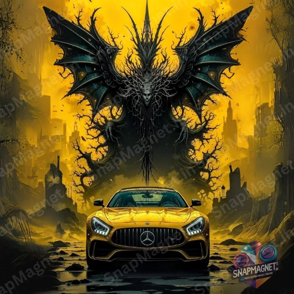 Benz  - Car Fridge Magnet - CFM-021