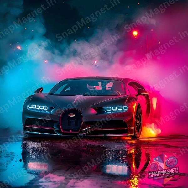 Bugatti Chiron - Car Fridge Magnet - CFM-022