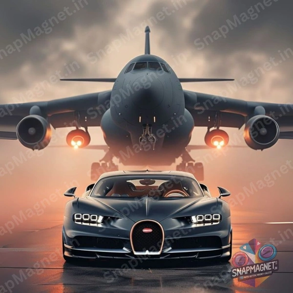 Bugatti Chiron - Car Fridge Magnet - CFM-025