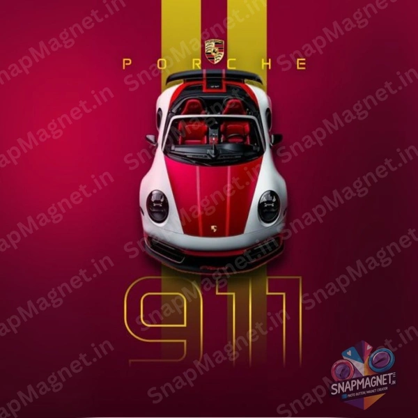 Porche 911 - Car Fridge Magnet - CFM-027