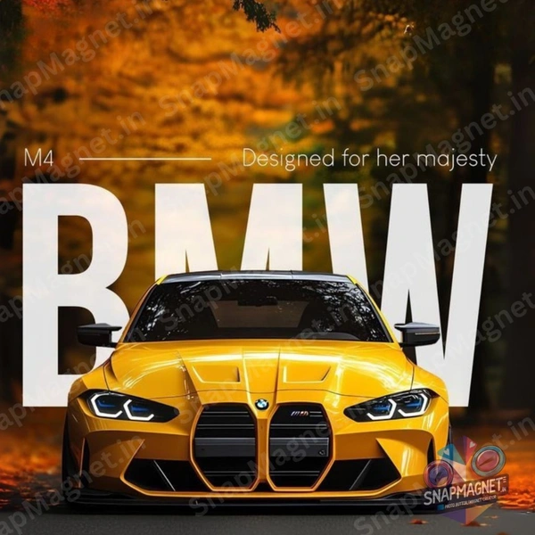 BMW M4 - Car Fridge Magnet - CFM-030