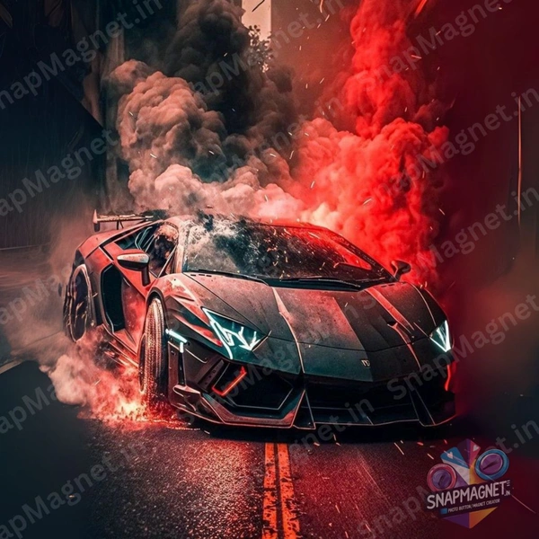 Lamborgini - Car Fridge Magnet - CFM-032