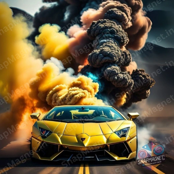 Lamborgini - Car Fridge Magnet - CFM-037