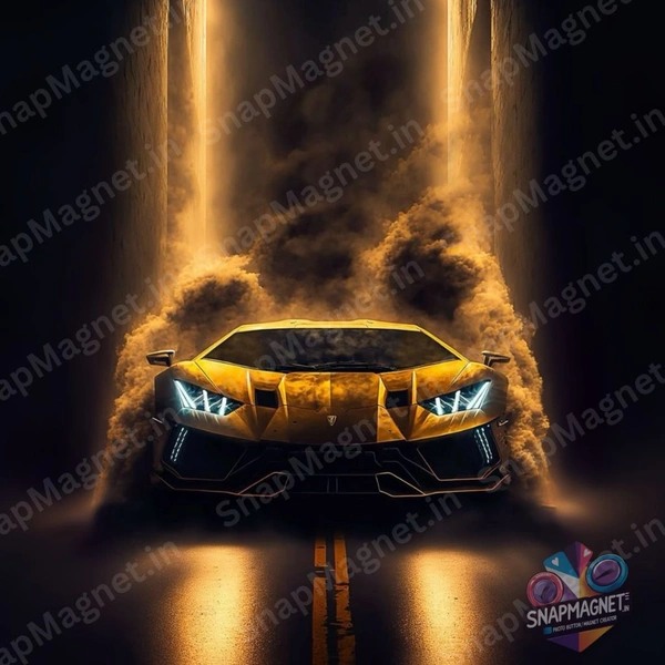 Lamborgini - Car Fridge Magnet - CFM-042