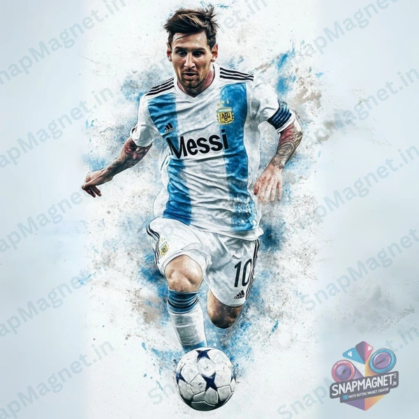 Lionel Messi - Photo Fridge Magnet -SFM-003