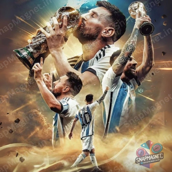 Lionel Messi - Photo Fridge Magnet -SFM-004