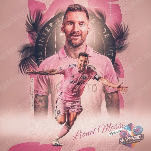 Lionel Messi - Photo Fridge Magnet -SFM-005