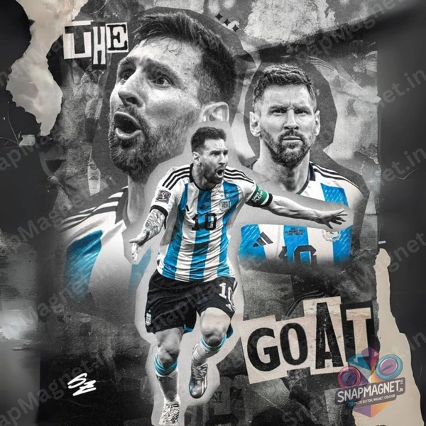 Lionel Messi - Photo Fridge Magnet -SFM-006