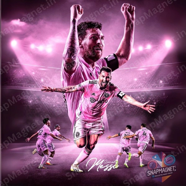Lionel Messi - Photo Fridge Magnet -SFM-008