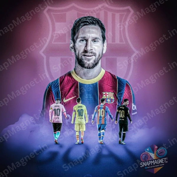 Lionel Messi - Photo Fridge Magnet -SFM-009