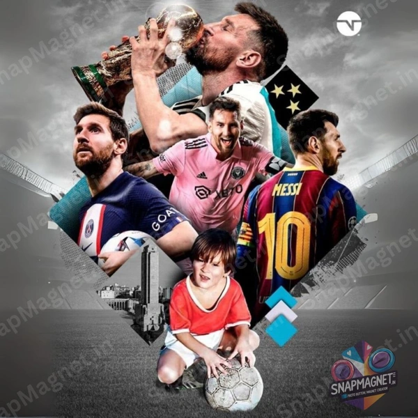 Lionel Messi - Photo Fridge Magnet -SFM-010