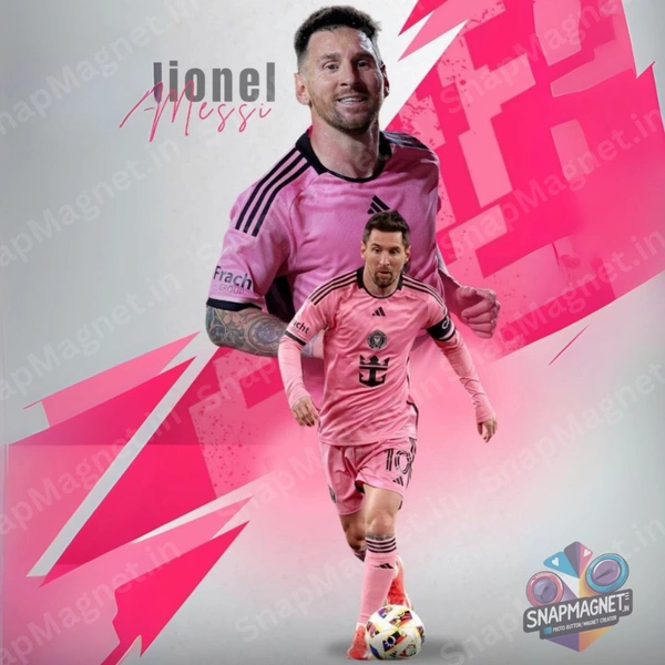 Lionel Messi - Photo Fridge Magnet -SFM-016