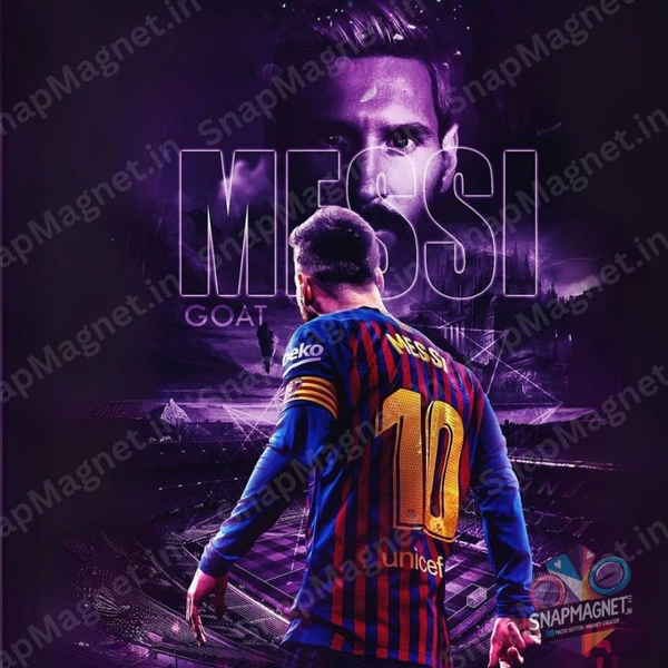 Lionel Messi - Photo Fridge Magnet -SFM-017