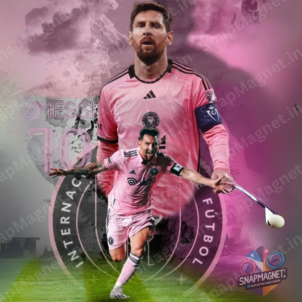 Lionel Messi - Photo Fridge Magnet -SFM-018