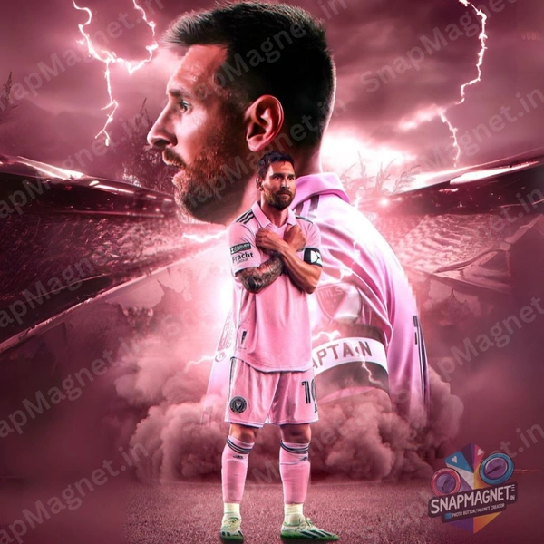 Lionel Messi - Photo Fridge Magnet -SFM-019
