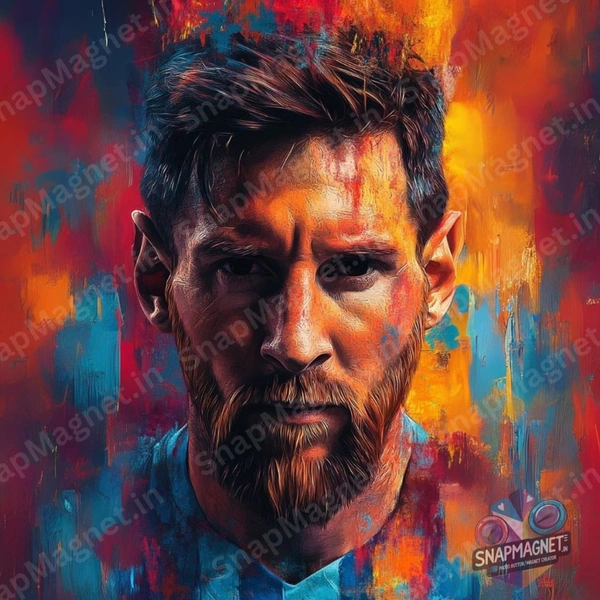 Lionel Messi - Photo Fridge Magnet -SFM-021