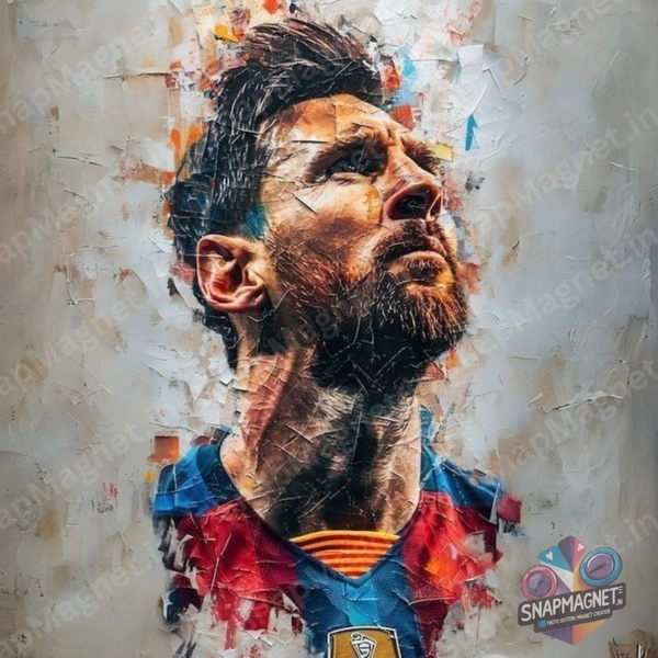 Lionel Messi - Photo Fridge Magnet -SFM-022