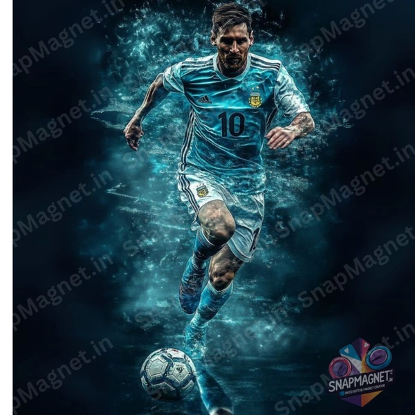 Lionel Messi - Photo Fridge Magnet -SFM-023