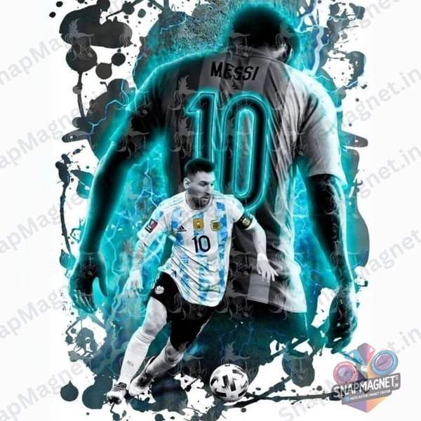 Lionel Messi - Photo Fridge Magnet -SFM-026